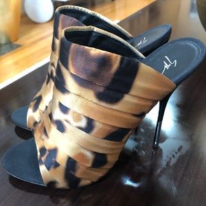 Giuseppe Zanotti Leopard Print Sandals